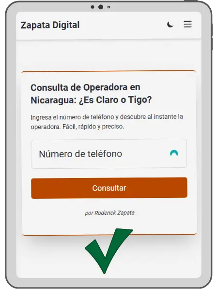 Consultar Operadora Nicaragua - Imagen destacada